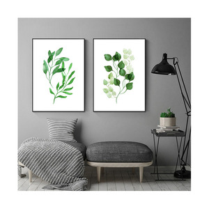 Foglie verdi <span class=keywords><strong>Poster</strong></span> su tela senza cornice soggiorno parete Home Art Decor pittura a olio su tela <span class=keywords><strong>Poster</strong></span> <span class=keywords><strong>e</strong></span> <span class=keywords><strong>stampe</strong></span> Art Pictur - Product Image 1