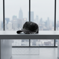 Casquette de performance hydrophobe découpée au laser sur mesure, 5 panneaux, résistante à l'eau, respirante, pour la course et le golf, destinée aux marques sportives