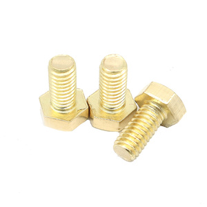 Vite a Testa Esagonale in Ottone con Filettatura Completa Piatta Inversa, Produzione di Elementi di Fissaggio <span class=keywords><strong>Handan</strong></span> Yongnian Jibiao - Product Image 5