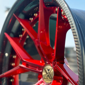 Jantes forgées sur mesure XJ CNC 2 pièces 5x120 5x112 17-26 pouces pour Z06 ZR1 C5 C6 <span class=keywords><strong>C7</strong></span> C8 M3 M4, roues de voiture de tourisme, pneus - Product Image 5