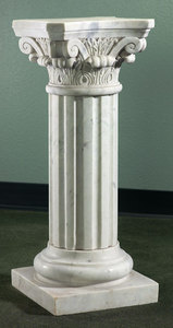 Tùy chỉnh thiết kế hiện đại thiên nhiên đá cẩm thạch cột trang trí Roman cột trụ cột cho ngôi nhà - Product Image 4