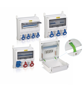 Boîte de <span class=keywords><strong>prise</strong></span> murale <span class=keywords><strong>électrique</strong></span> industrielle B&J <span class=keywords><strong>étanche</strong></span> IP67 IK08 en ABS pour intérieur/<span class=keywords><strong>extérieur</strong></span> <span class=keywords><strong>avec</strong></span> fonction de jonction - Product Image 1