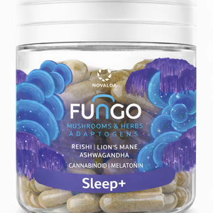 Novaloa Premium, Fórmula Natural para Dormir, Extracto de Cáñamo y CBN, Mezcla de Melatonina y Hongos, Cápsulas para Dormir y Recuperación, Frasco de 30 Unidades - Product Image 1