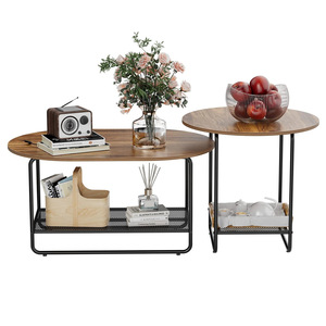 Cross-border best-selling coffee <b>table</b> for living room, home use, <b>small</b> apartment, modern minimalist sofa coffee <b>table</b>, light - Product Image 2