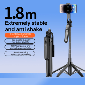 Chân máy cầm tay Selfie Stick siêu dài cực cân bằng và ổn định chụp đa chức năng đa Góc điều chỉnh giá đỡ điện thoại - Product Image 5
