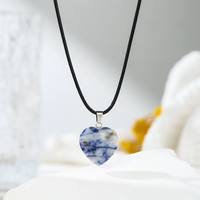 Kalung Batu Agate Stainless Steel Harga Grosir-Koleksi Liontin Batu Kristal Alami Fashionable