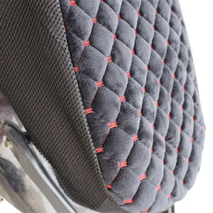 Housse de siège de scooter doublée en polaire, velours violet, noir, marron, protection chaude pour la conduite en extérieur, différentes tailles 60 70 80 cm - Product Image 4