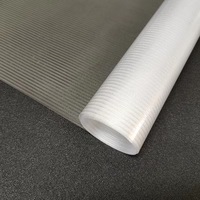 Technische 3D-Riffel-Fensterfolie UV-Blockierend Selbstklebend Mattierte Sichtschutz-Fensterfolie für Bauprojekte