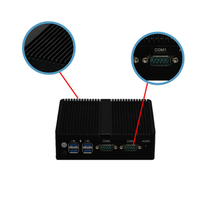 Space-Saving <b>Mini</b> Industrial <b>PC</b> Intel Celeron J6412/N2830 4GB+64GB/128GB 2 LAN 1 HD VGA 4 USB <b>Fanless</b> for Industrial Automation - Product Image 5