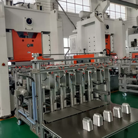 Ligne de production automatique de contenants en aluminium LIKEE LK-T130, presse à estamper 130T, 1x5 cavités