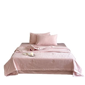 Parure de lit d'été en jacquard pur coton style princesse, 60 fils, 4 pièces, rafraîchissante pour climatisation, lavable en machine - Product Image 5
