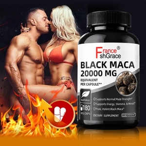 Capsules de Maca noire 20000 mg, force masculine, amélioration de l'énergie, endurance, complément de Maca noire pour hommes - Product Image 5