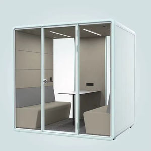 Studio d'enregistrement insonorisé portable de dernière génération en structure acier pour ateliers et bureaux - Product Image 4