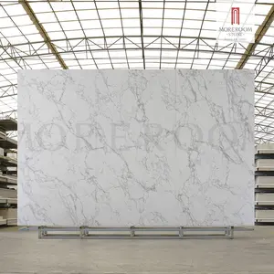 Statuario 1200*2600mm Porcelain Polish Glazed Slab Tile For Living Room Bathroom Hotel Project
