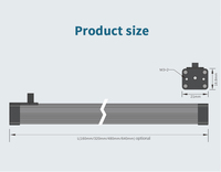 Système de guidage AGV HINSON série MLS, hauteur de détection 50 mm, portée de détection ±75 mm, 16 points de commutation de sortie, capacité de charge lourde