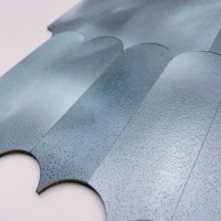 Großhandel Grau-Blaue Küchen-Wasserfeste Abzieh- und Selbstklebende Wanddekorationsstreifen PVC-Mosaik-Fliesen