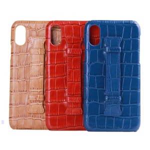 Nouvel arrivage Étui en cuir véritable à motif crocodile gaufré de qualité supérieure pour téléphone portable Iphone 13 14 15 pro max plus