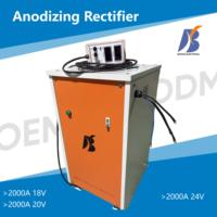 Redresseur de machines de galvanoplastie en métal 2000A 18V