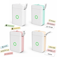 Mini-imprimante thermique sans encre à marque privée, logo OEM personnalisé pour coffret cadeau, petite entreprise, revente, fabrication d'étiquettes adhésives
