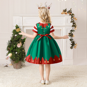 I bambini del fiocco di neve di nuovo stile di mqitz vestono i <span class=keywords><strong>cartoni</strong></span> <span class=keywords><strong>animati</strong></span> di modo <span class=keywords><strong>delle</strong></span> ragazze stampano i costumi di natale dei vestiti da principessa - Product Image 4