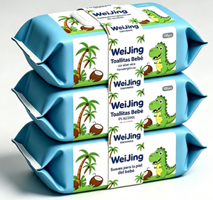 Lingettes Humides Bébé en Gros pour Usine, Marque Privée, 1-140 Lingettes Humides pour Bébé - Product Image 1