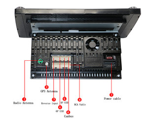 Sistema de áudio de carro 2.5d 1 din, 10 polegadas, android 2.5d, <span class=keywords><strong>player</strong></span> de dvd com bt, gps, wi-fi, sistema multimídia, eletrônico - Product Image 6