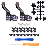 Botones táctiles de plástico de respuesta rápida para mando de PlayStation 5, kit de personalización de botones de parachoques