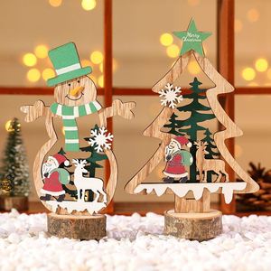 Factory Custom Wooden <b>Christmas</b> <b>Tree</b> Indoor <b>Christmas</b> Decoration Xmas Gifts <b>Table</b> Centerpiece Wood Xmas <b>Tree</b> Decor - Product Image 2