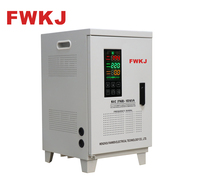 Stabilisateur de tension monophasé à commande servo-moteur entièrement automatique, type porte, 10 kVA, en cuivre, SVC/TND, avec écran LCD, 50/60 Hz