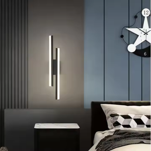 Nordic Modern Minimalist <strong>Sconces</strong> <strong>Light</strong> Fixture Indoor Living Room H-shape Hot Selling Gold Bedroom Hotel Led Wall <strong>Lights</strong> - Product Image 4