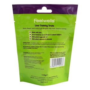 Sac d'emballage en plastique imprimé <span class=keywords><strong>pour</strong></span> friandises d'entraînement <span class=keywords><strong>pour</strong></span> chiens et chats, format <span class=keywords><strong>pochette</strong></span> verticale, collection 2021, offre spéciale - Product Image 2
