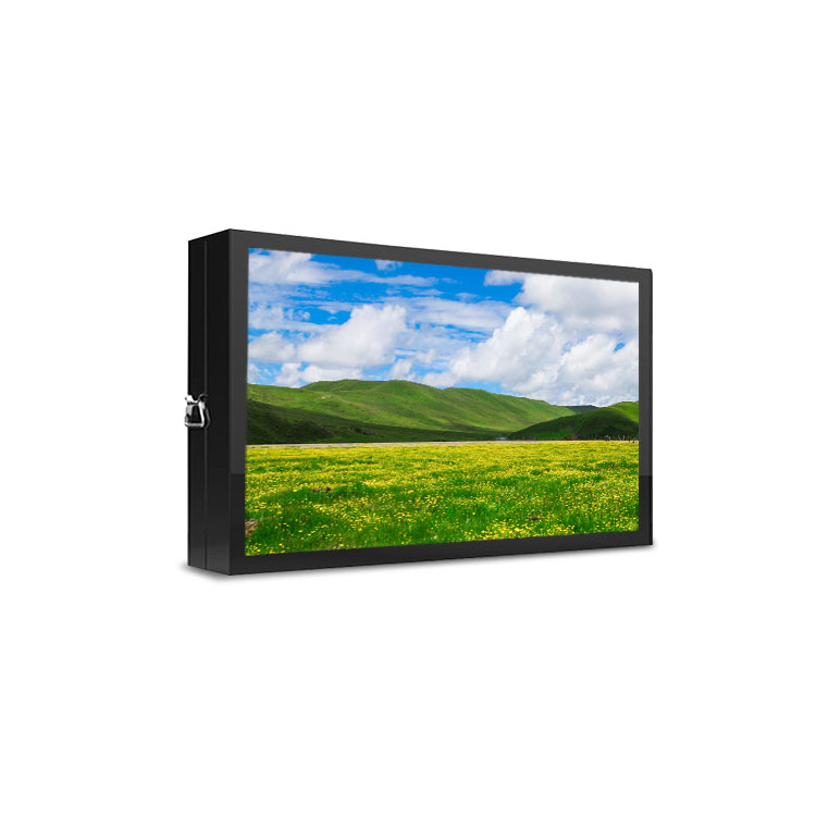 شاشة عرض Lcd للتخصيص 65 بوصة تلفزيون ذكي خارجي مقاوم للماء 75 بوصة Lcd Uhd شاشة عرض Lcd خارجية