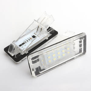 Nouvelles lumières de plaque d'immatriculation LED super brillantes pour voiture, étanches, en ABS, lampe d'immatriculation pour Duster 2010, économie d'énergie, 12V 3W - Product Image 3
