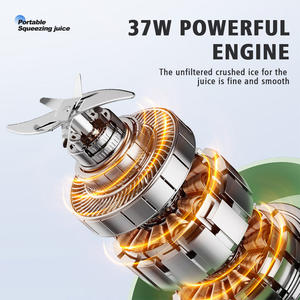 强力电动充电式 350 毫升便携式搅拌机榨汁机不锈钢刀片 1200 毫安电池适用于冰沙、奶昔、果汁 - Product Image 5