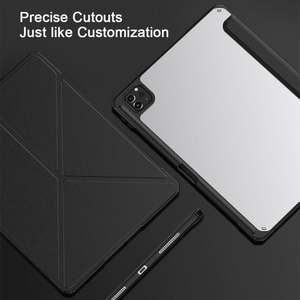 2024 tablettes couvre étuis housse en cuir rose étui en Tpu pour Ipad 10.2 Air 3 robuste 10.9 Pc pliable détachable - Product Image 5