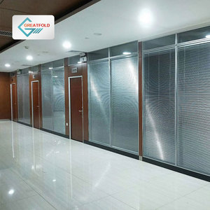 <span class=keywords><strong>Pared</strong></span> de separación de oficina moderna de estilo europeo, Partición de vidrio de <span class=keywords><strong>madera</strong></span> de doble acristalamiento con marco de aluminio, <span class=keywords><strong>pared</strong></span> de vidrio transparente - Product Image 6