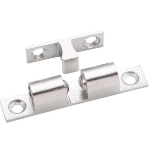 1 Juego de Cerradura de Puerta con Doble Resorte, Pestillo de Bola de Acero, Pestillo de Tensión para Armario, Amortiguador de Puerta Ajustable, Hebilla de Puerta de Latón - Product Image 1