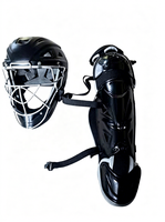 Ensemble d'équipement de baseball pour jeunes, conforme aux normes NOCSAE, avec casque, protège-poitrine et protège-jambes, possibilité d'ajouter un logo personnalisé