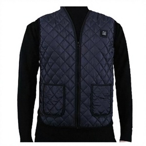 Men's Winter Smart Casual Lightweight Puffer Vest <b>Duck</b> Filled Zipper Custom Logo Sleeveless Waterproof Eco-Friendly Outerwear - Product Image 3