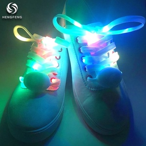 Lacci per Scarpe da Corsa LED Luminosi, Larghezza 10mm, Nylon, 3 Modalità, 7 Colori Lampeggianti - Product Image 6