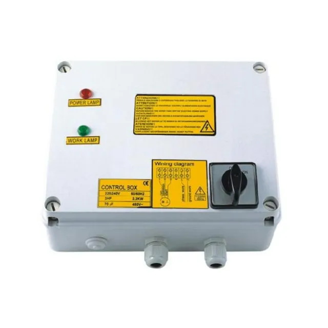 HB-S01 manually operation control cable box of single-phase for moor power no more than 2.2kw