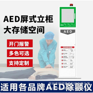 Armoire métallique pour défibrillateur AED, trousse de premiers secours, armoire pour équipement d'alarme, armoire de rangement pour station de métro, centre commercial, école - Product Image 3
