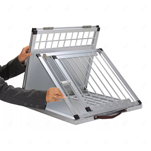 Niche légère pliable pour <span class=keywords><strong>chat</strong></span>, Cage Portable en aluminium pour chien, Cage de <span class=keywords><strong>Transport</strong></span>, Cage de <span class=keywords><strong>voiture</strong></span> pour animaux de compagnie, voyage, Camping - Product Image 6