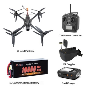 Dron FPV de 10 pulgadas con 8 hélices y 6 piezas, carga útil de 3.58 kg, transmisión de mapa de 3W 5.8GHz, kit de vuelo manual ELRS915 Guangdong - Product Image 6