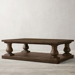 <span class=keywords><strong>Tavolino</strong></span> <span class=keywords><strong>da</strong></span> Caffè Rustico <span class=keywords><strong>in</strong></span> <span class=keywords><strong>Legno</strong></span> Massello Fatto a Mano di Alta Qualità per <span class=keywords><strong>Soggiorno</strong></span> - Product Image 5