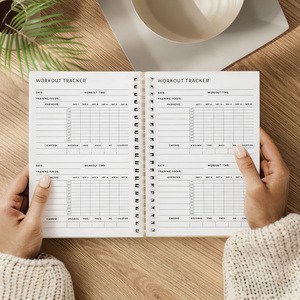 Carnet de planification personnalisé pour la salle de sport - Mon planificateur quotidien de fitness - Journal de bien-être - Suivi d'entraînement - Planificateur d'activités sportives - Product Image 2