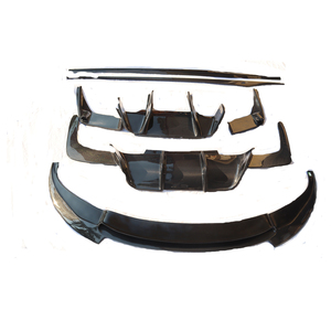 Kit carrosserie carbone style V : lèvre avant, diffuseur arrière et jupes latérales pour BMW Série 6 <span class=keywords><strong>F06</strong></span> F12 F13 640i <span class=keywords><strong>650i</strong></span> - Product Image 1