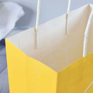 ZJPACK Bolsas de Papel con Asas para Compras, Regalos y Venta al por Menor, Reutilizables, con Diseño de Logotipo de Marca Personalizado, Impresas, para Promoción - Product Image 3