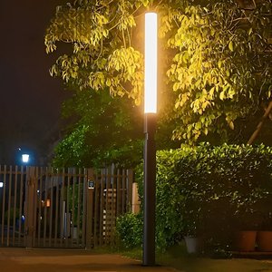 Lámpara de Jardín Exterior de Aluminio MingLan IP65 Impermeable, <span class=keywords><strong>Farola</strong></span> LED de 29W, 12V CA, Luz Diurna, Ángulo de Haz de 360°, Iluminación Remota - Product Image 4