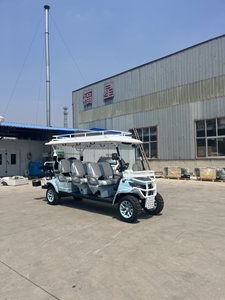 Carrito de Golf Azul de 5-6 Plazas, 72V, 30-50 km/h, 90 km de Autonomía, Carrito Turístico con Certificación CE/DOT, Capacidad de Subida del 15-20%, Carrito de Golf Todoterreno de 72V - Product Image 3